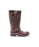 Barbour Womens California Boots - Brown Leather - Size UK 3