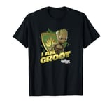 Marvel Guardians Vol.2 I AM GROOT Shield Splash T-Shirt