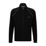 BOSS Mix and Match Zip Jacket Svart bomull Large Herr
