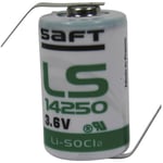 Saft LS 14250 HBG Specialbatteri 1/2 AA Z-lödfana