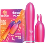 Durex Play Vibe & Tease vibrator with clitoral stimulator 1 pc