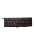 Lenovo - notebook replacement keyboard - with Trackpoint - Swiss - Laptop tagentbord - till ersättning - Schweizisk - Svart