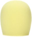 Shure A58WS-YEL Foam Windscreen for All Shure Ball Type Microphones, Yellow