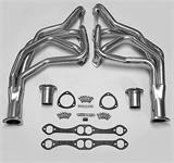 Doug's Headers DOU-D310 extraktorrör, 1 5/8" rör, 3,0" kollektor, fullängd, silver keramisk coating
