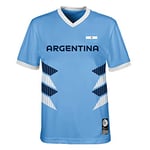 Official 2023 Women's Football World Cup Kids Team Shirt, Argentina, Blue, 7 Years