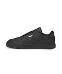 Puma Mens Caven Dime Trainers Sports Shoes - Black Leather - Size UK 9.5