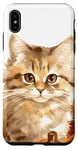 iPhone XS Max Cute Autumn Cat Fall Kitty Pumpkin To Go Vibes Case