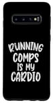 Coque pour Galaxy S10 Running Comps est mon agent immobilier Cardio Funny