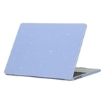 MacBook Air 15 M2/M3 (2023 2024) Hård Plast Skal med Glitterdesign - Blå