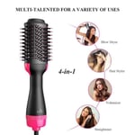 2 in 1 Hot Air Brush One-Step Hair Dryer And Volumizer Styler Electric Ion Blow Dryer Brush Professional Curler Comb Roller
