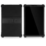 Designfodral i silikon med utdragbar kickstand för Lenovo Tab M10 HD Gen 2 - Svart Svart
