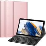 Tangentbord för Samsung Galaxy Tab A8 10,5” 2021 (SM-X200/X205/X207) - Roséguld