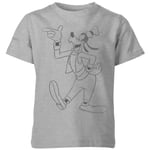 Disney Goofy Classic Kids' T-Shirt - Grey - 3-4 Years