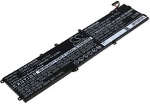 Batteri 01P6KD för Dell, 11.4V, 7300 mAh