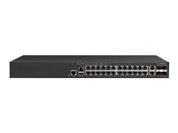 Ruckus ICX 7150-24P - Switch - L3 - Styrt - 24 x 10/100/1000 (PoE+) + 2 x 10/100/1000 (opplink) + 2 x Gigabit SFP + 2 x 10 Gigabit SFP+ (opplenke) - front og side til bakside - rackmonterbar - PoE+ (370 W)