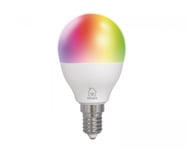 Deltaco Smart Home RGB LED Lampe E14, G45 WiFi 4.9W