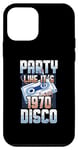Coque pour iPhone 12 mini Party Like It's 1970 Disco Funky Party 70s Groove Music Fan