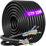 Ethernet Cable 20m, Long 20m Outdoor Indoor, High Speed 20M