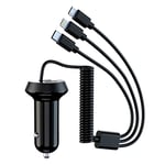 AMAZOM USB Car Charger, 18W/3.4A Fast Car Charger Mini Cigarette Lighter USB Charger Quick Charge Compatible with Most Mobile Phones on The Market,Black