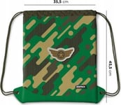 Pakado Säck - Armégrön Ryggsäck 35,5X45,5Cm Sampack Mo235-03