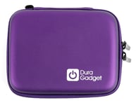 DURAGADGET Purple Hard Case with Soft Lining - Compatible with Kodak Printomatic Digital Instant Print Camera - Mesh Accessory Storage Pocket