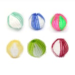INF Återanvändbar torktumlare tvättboll 6-pack Flerfärgad