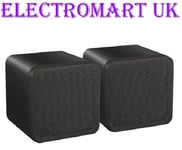 SURROUND SOUND WALL CEILING BOOK SHELF CUBE SPEAKER SPEAKERS 80 WATT