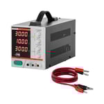 Stamos Soldering Labbaggregat - 0-30 V 0-10 A DC 300 W Fyrsiffrig LED-display USB