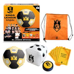 IMC Toys Kings League Jeu Officiel de Football recrée Un Vrai Match avec Ballon, Cartes et Bouton Poussoir pour Enfants à partir de 6 Ans
