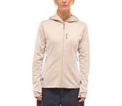 L.I.M Mid Hood II W fleecetröja Dam Chalk Beige M