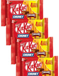 15 stk 4-pakninger KitKat Chunky Caramel Sjokolade - Hel Eske 2100 gram
