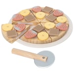 JaBaDaBaDo Dessertpizza Leksaksmat Trä