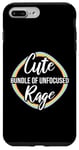Coque pour iPhone 7 Plus/8 Plus Ensemble amusant et mignon de Rage Rainbow Kawaii Goth
