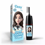 Hair color shampoo comb 200ml - brown Black