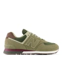 New Balance Mens 574v2 Trainers in olive Suede - Size UK 9