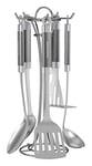 Morphy Richards 975059 Kitchen Utensil Set, Accents Range, Kitchen Tool Set, Stainless Steel, Titanium, 5-Piece , 18 x 18 x 37.5 cm