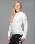 Reebok Combat Lightweight Hoodie - Chalk - L