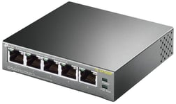 TP-LINK - 5 Port Fast Ethernet Desktop Switch with 4 Port PoE
