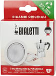 Bialetti Spare Parts, Includes 3 Gaskets and 1 Plate, Compatible with Moka Expre