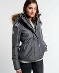 Superdry Womens Hooded Faux Fur Sherpa Sd-windattacker Jacket