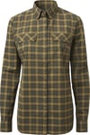 Chevalier Chevalier Women's Creek Shooting Fit Coolmax Shirt Moss Checked 42W, Moss Checked