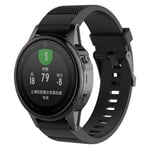 Garmin Fenix 5S Plus/Fenix 5S Armband i silikon, Svart