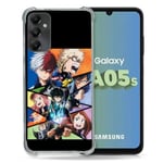 Cokitec Coque Renforcée pour Samsung Galaxy A05S Manga My Hero Academia Noir