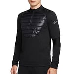 NIKE Men's Tf Academy Drl Blouse, Black/Reflective Silv, XXL UK