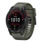 Garmin Fenix 7X Solar Klockarmband i Silikon - Grön