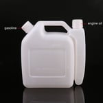 Bouteille de mélange d'huile à essence à 2 temps, 1,5l Litre, réservoir pour tondeuse, tronçonneuse, pièces d'outils 1:25 17cm/6.69 "× 13cm/5.12", livraison directe