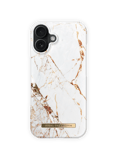 iDeal Printed Mobilskal iPhone 16 Carrara Gold