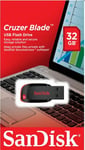 SanDisk 32GB USB 2.0 Memory Stick USB Flash Pen Drive Cruzer Blade Dial Red