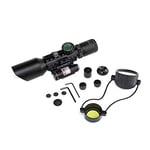 JSX 3-10X42eg Optics Reflex Sight Riflescope Picatinny Weaver Mount Red Green Dot Hunting Scopes with Red