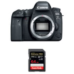 Canon EOS 6D Mark II Nu + SanDisk 64GB Extreme PRO UHS-I SDXC 170 MB/s | Garantie 2 ans